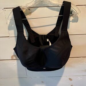 LIVI Active Black Women's sports bra, size 42F, EUC, full-figured, activewear